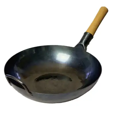 YOSUKATA Carbon Steel Wok (14")